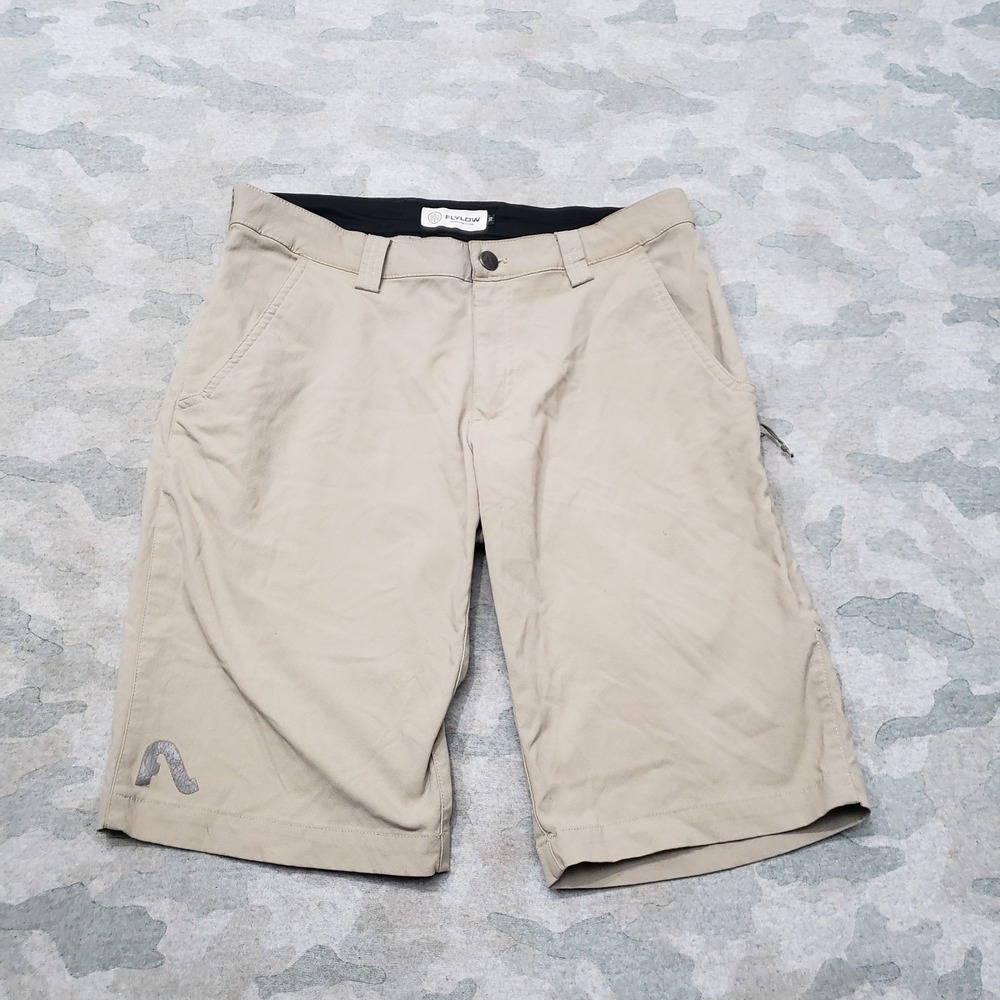 Flylow Shorts Mens 30 Tan Pockets Outdoors Bermuda‎